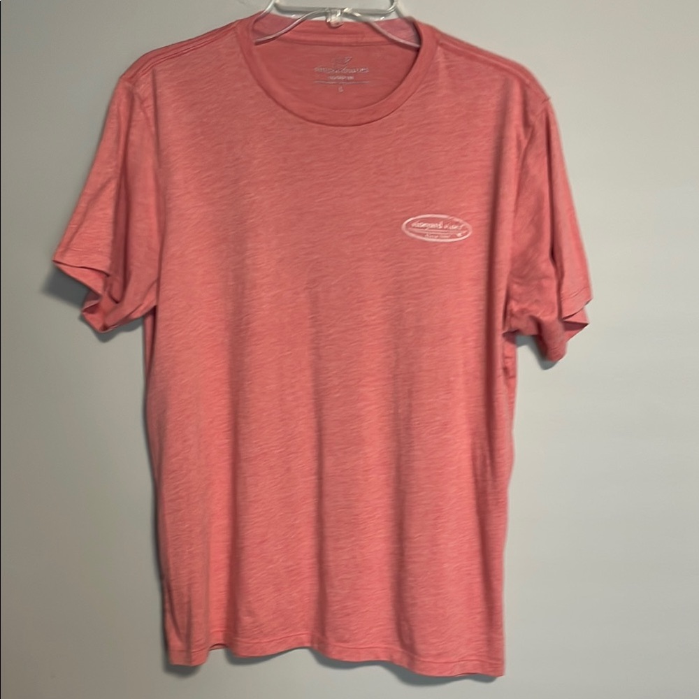 Vineyard Vines Island Tee Pink Size Large